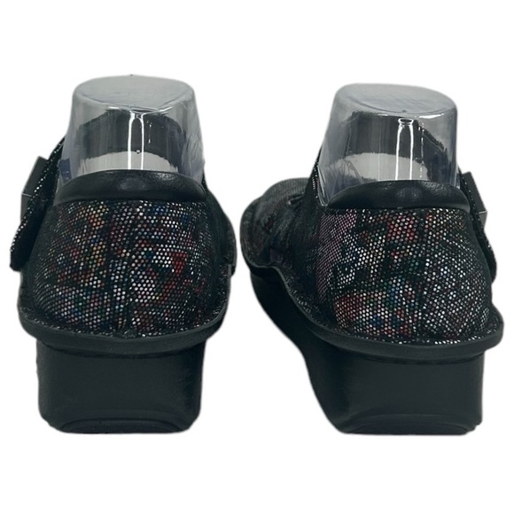 Alegria PAL-475 Paloma Mary Jane Abstract Multi Color Purple 39/9 Comfort Nurse - Picture 4 of 12